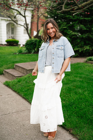 Broken In Denim Button Up Jacket