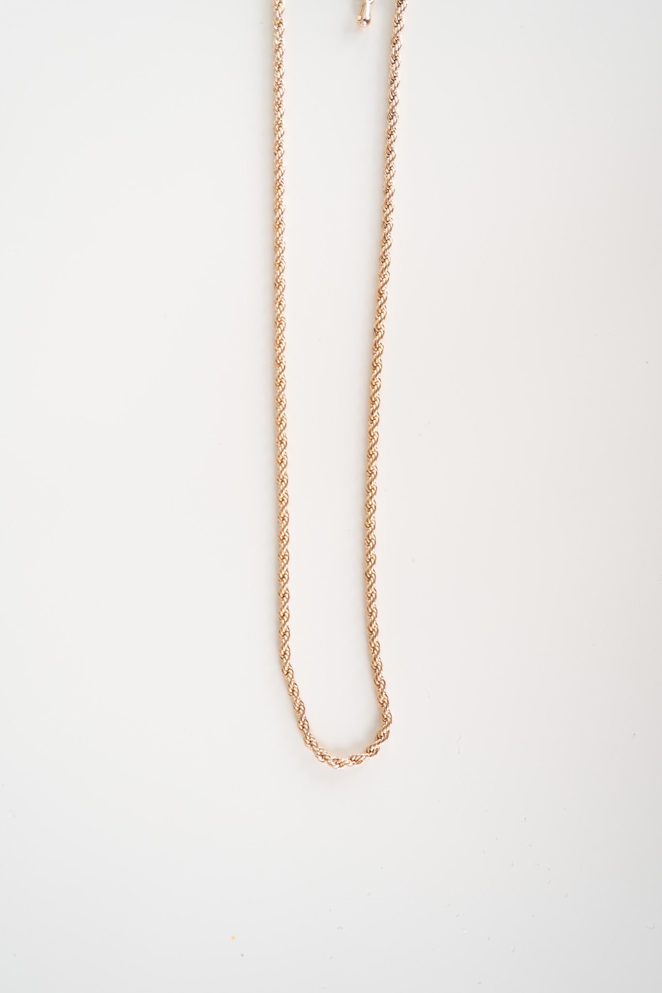 Twisted Solid Gold Necklace