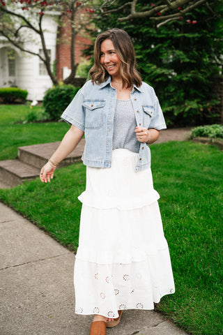 Broken In Denim Button Up Jacket