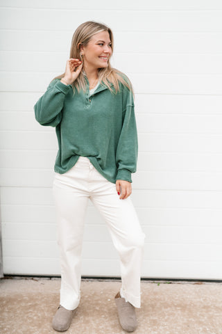 Hidden Valley Thermal Long Sleeve Top - Olive