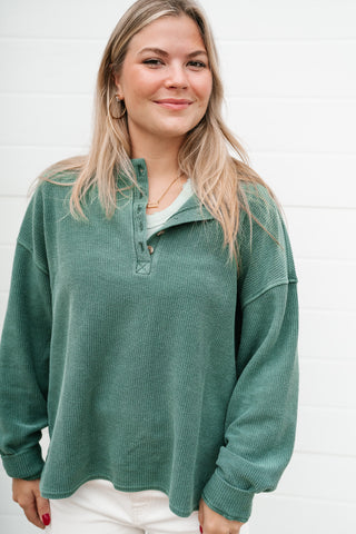 Hidden Valley Thermal Long Sleeve Top - Olive