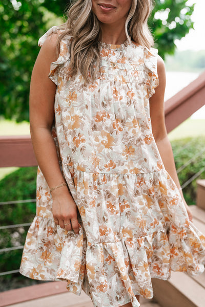 Keep It Bright Floral Mini Dress