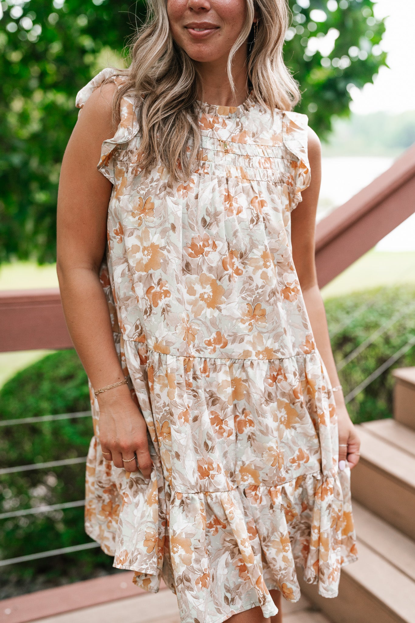 Keep It Bright Floral Mini Dress