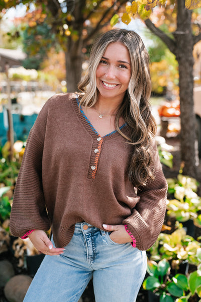 Maple Latte Sweater Top