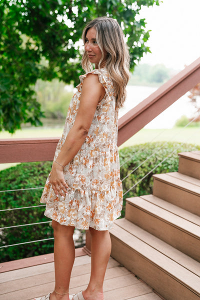 Keep It Bright Floral Mini Dress