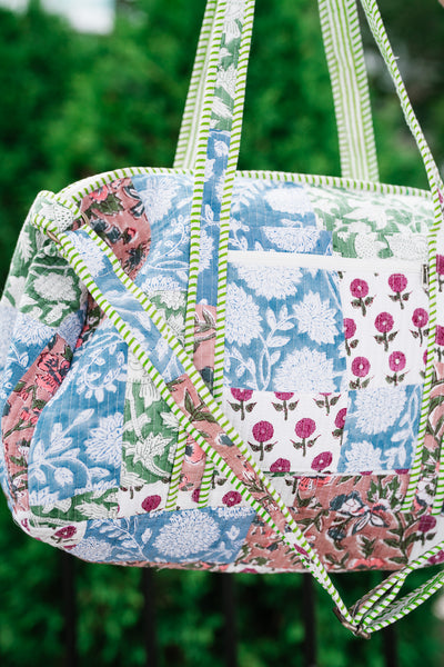 New Horizons Patchwork Duffle Bag