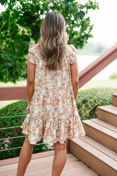 Keep It Bright Floral Mini Dress