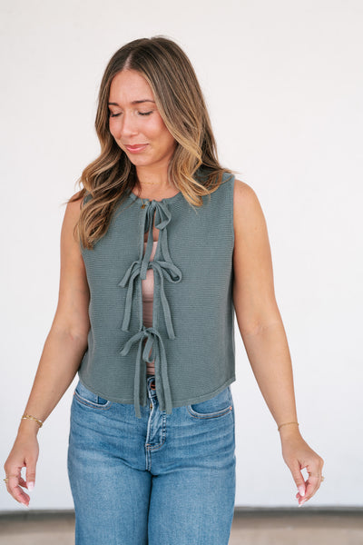 The Willow Weave Knit Vest