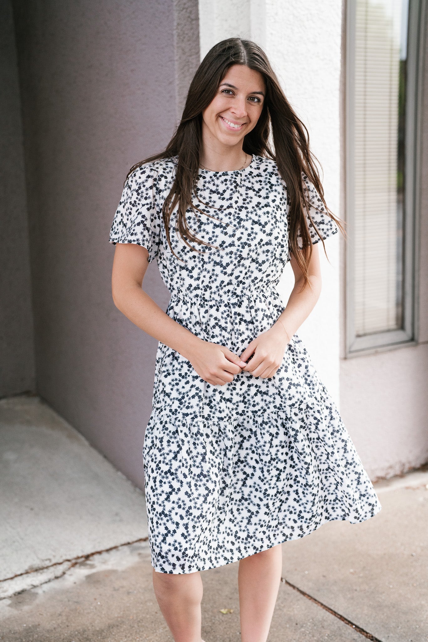 Annabell Floral Midi Dress