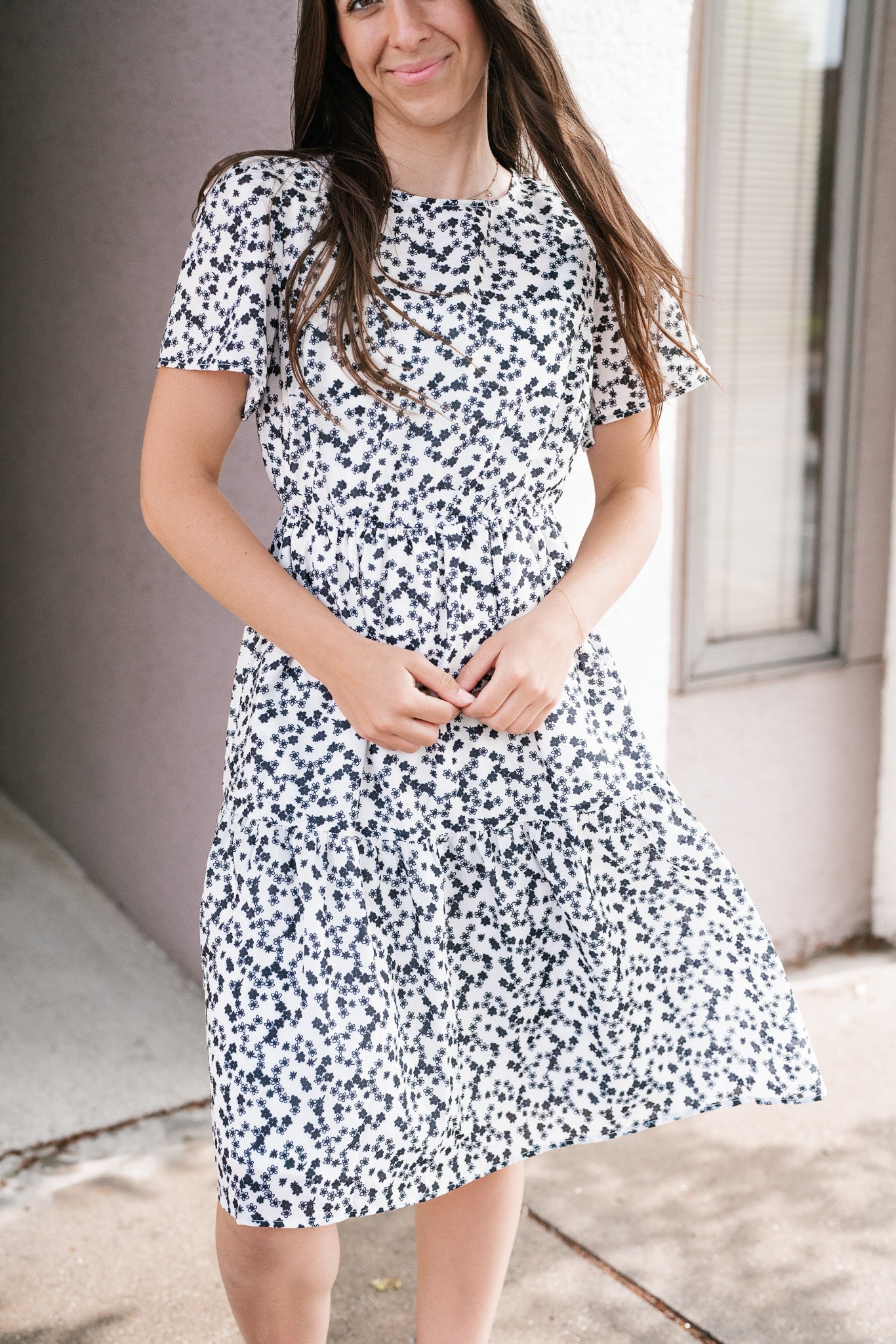 Annabell Floral Midi Dress