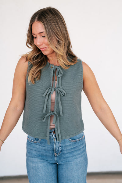The Willow Weave Knit Vest