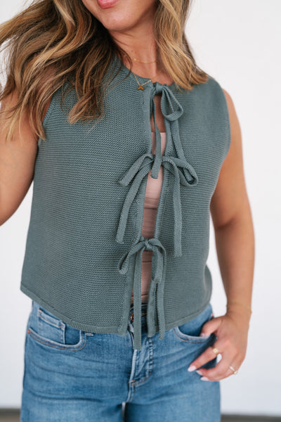 The Willow Weave Knit Vest