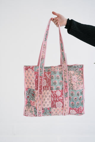 Rosewood Patchwork Tote