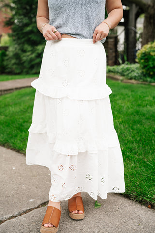 Forever Avenue Tiered Skirt