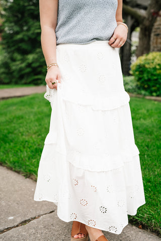 Forever Avenue Tiered Skirt
