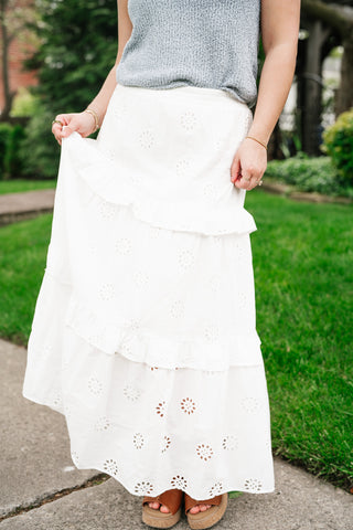 Forever Avenue Tiered Skirt