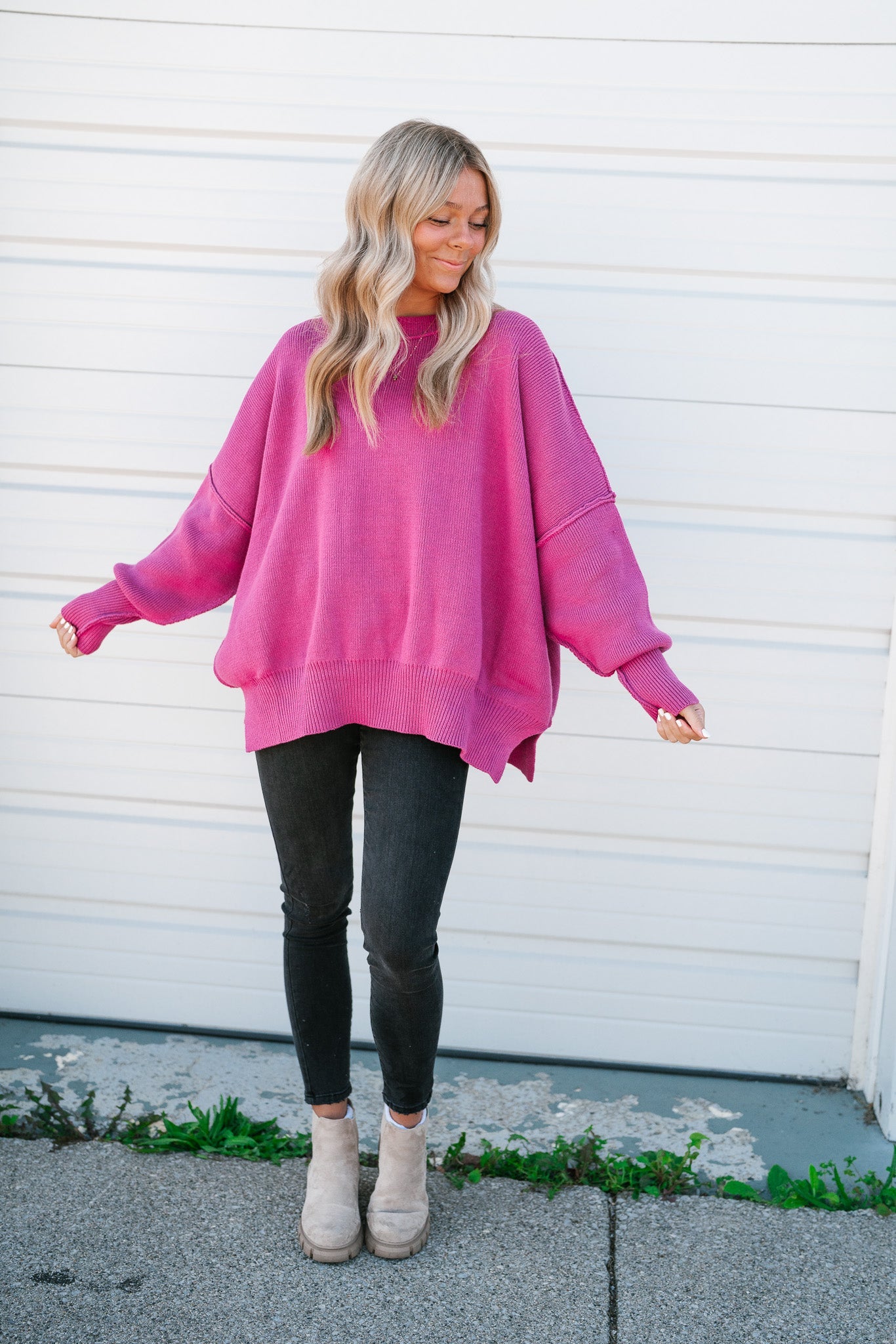 Everyday Knit Sweater - Orchid