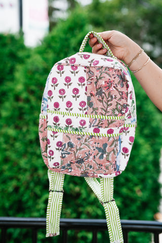New Horizons Patchwork Mini Book Bag