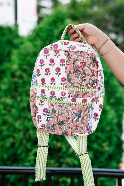 New Horizons Patchwork Mini Book Bag