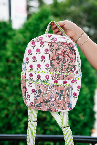 New Horizons Patchwork Mini Book Bag