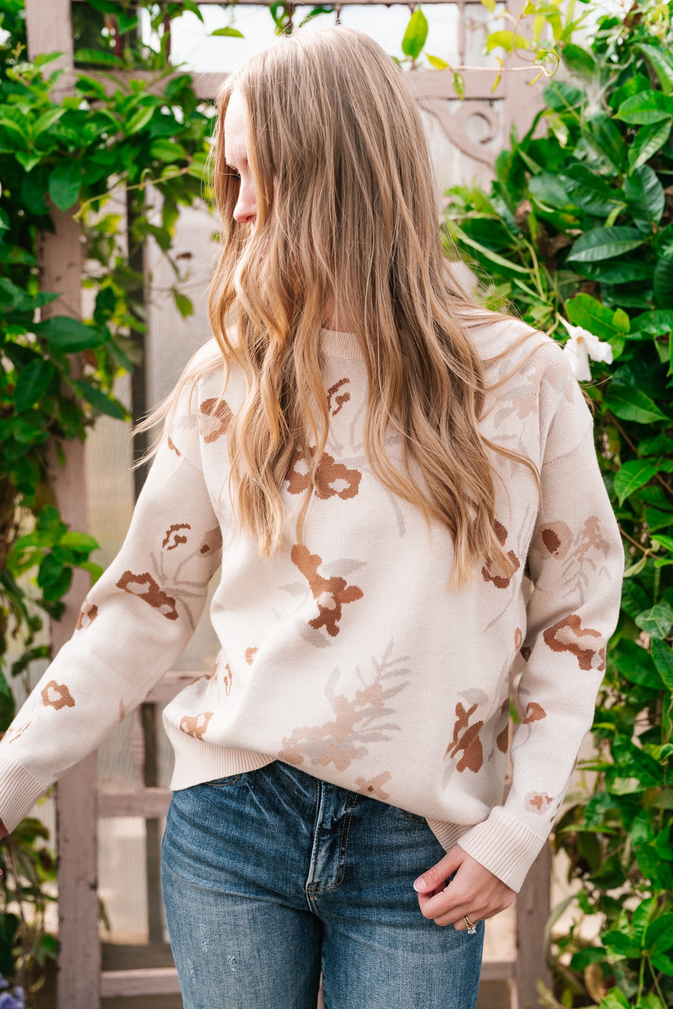 Autumn Days Floral Sweater