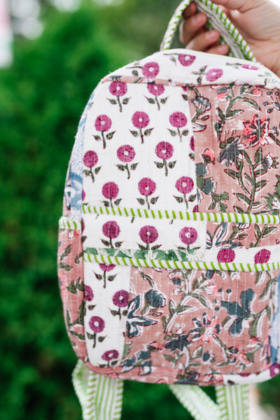 New Horizons Patchwork Mini Book Bag