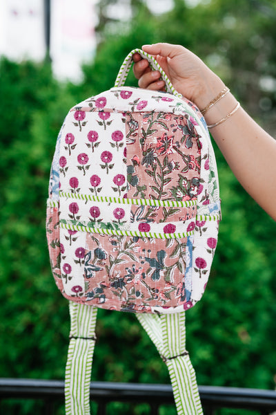 New Horizons Patchwork Mini Book Bag