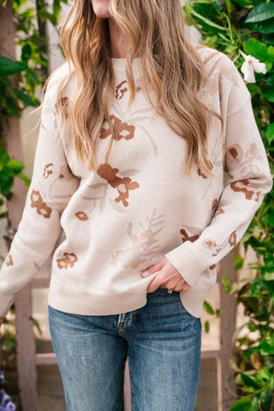 Autumn Days Floral Sweater