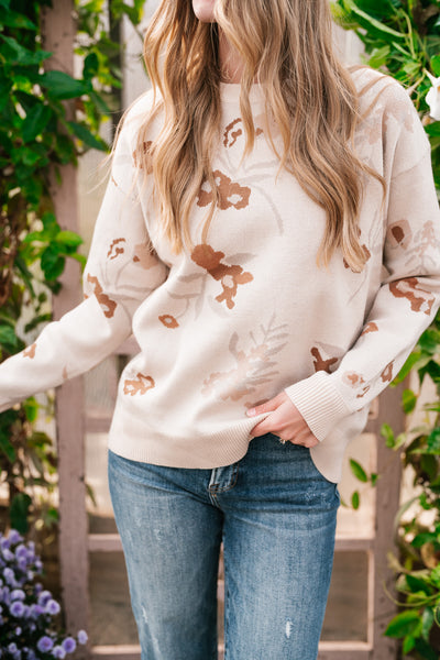 Autumn Days Floral Sweater