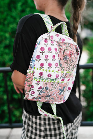 New Horizons Patchwork Mini Book Bag