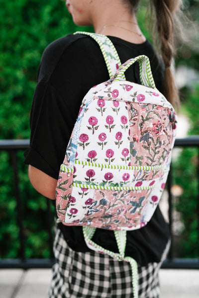 New Horizons Patchwork Mini Book Bag