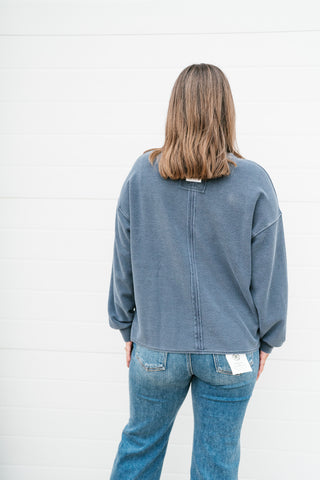 Hidden Valley Thermal Long Sleeve Top - Navy