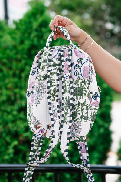 Lavender Fields Patchwork Mini Book Bag