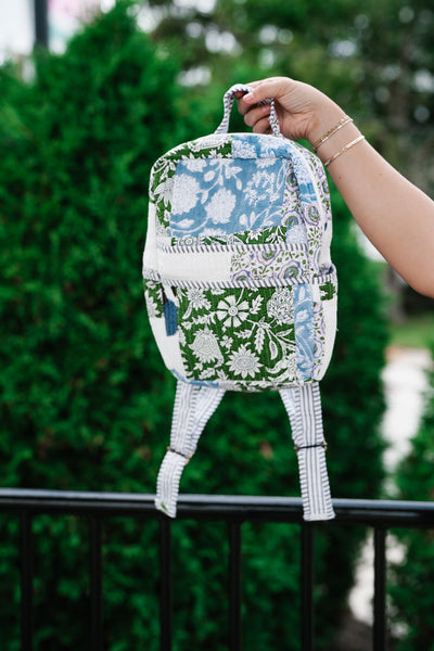 Ocean Dreams Patchwork Mini Book Bag