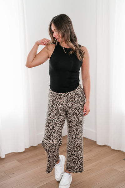 Wildly Relaxed Leopard Print Bottom