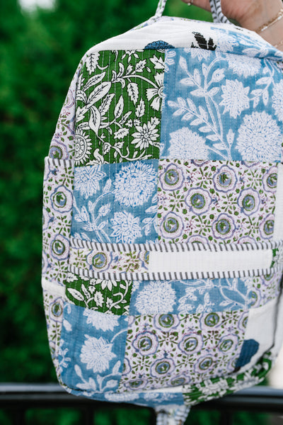 Ocean Dreams Patchwork Book Bag