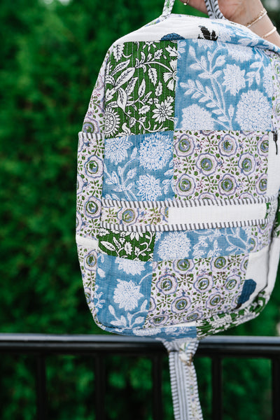 Ocean Dreams Patchwork Book Bag