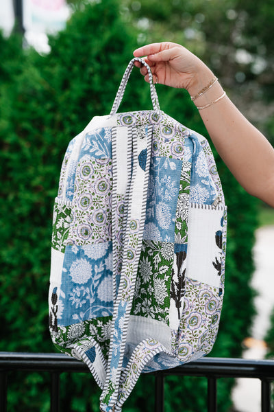 Ocean Dreams Patchwork Book Bag