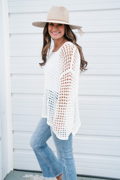 Coastal Relaxed Knit Pullover