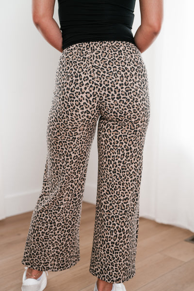 Wildly Relaxed Leopard Print Bottom