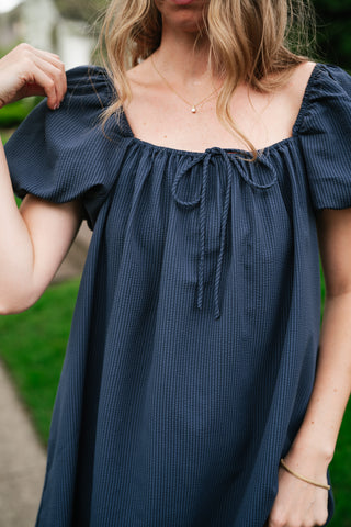 Always Right Puff Sleeve Mini Dress