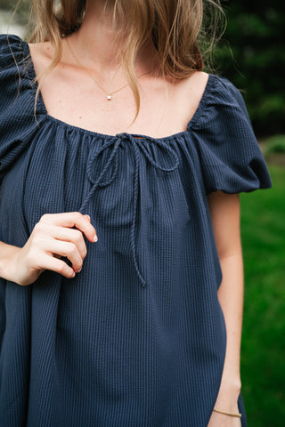 Always Right Puff Sleeve Mini Dress