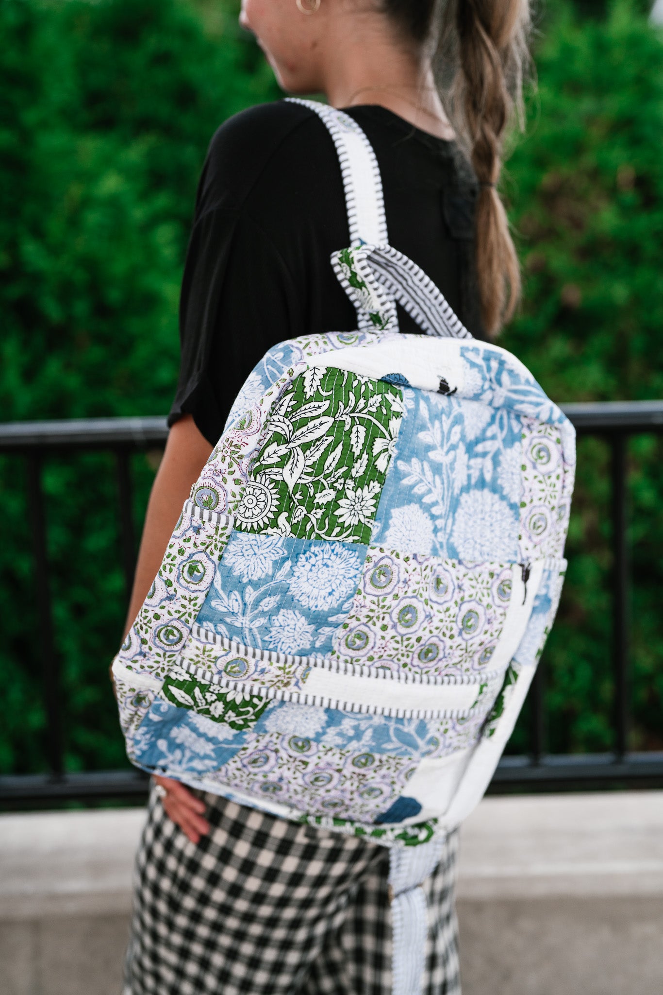 Ocean Dreams Patchwork Book Bag