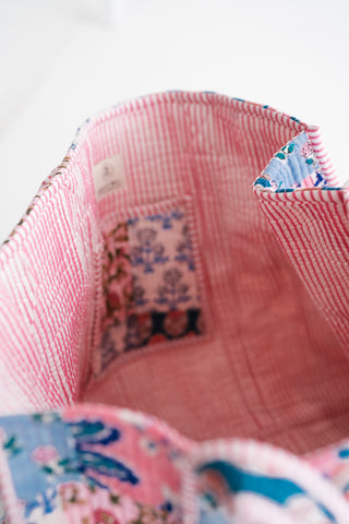 Floral Daydream Patchwork Tote