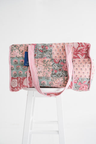 Rosewood Patchwork Duffle Bag