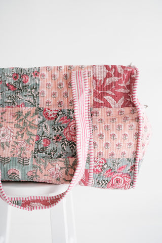 Rosewood Patchwork Duffle Bag