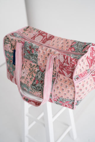 Rosewood Patchwork Duffle Bag
