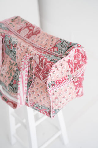 Rosewood Patchwork Duffle Bag