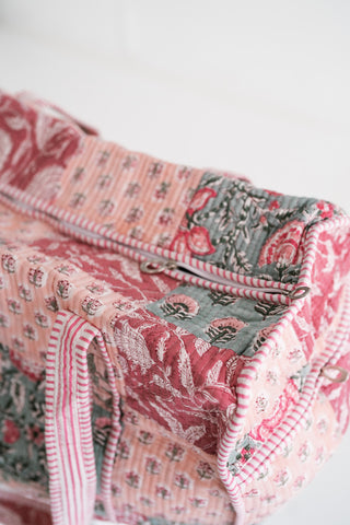 Rosewood Patchwork Duffle Bag