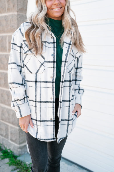 September Love Button Up Shacket